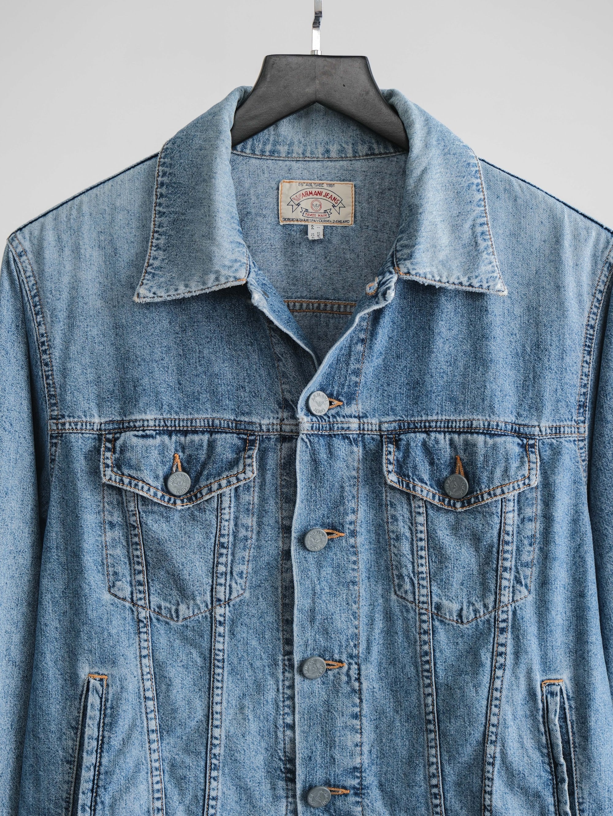 1990s ARMANI DENIM JEANS JACKET – Untilfaded