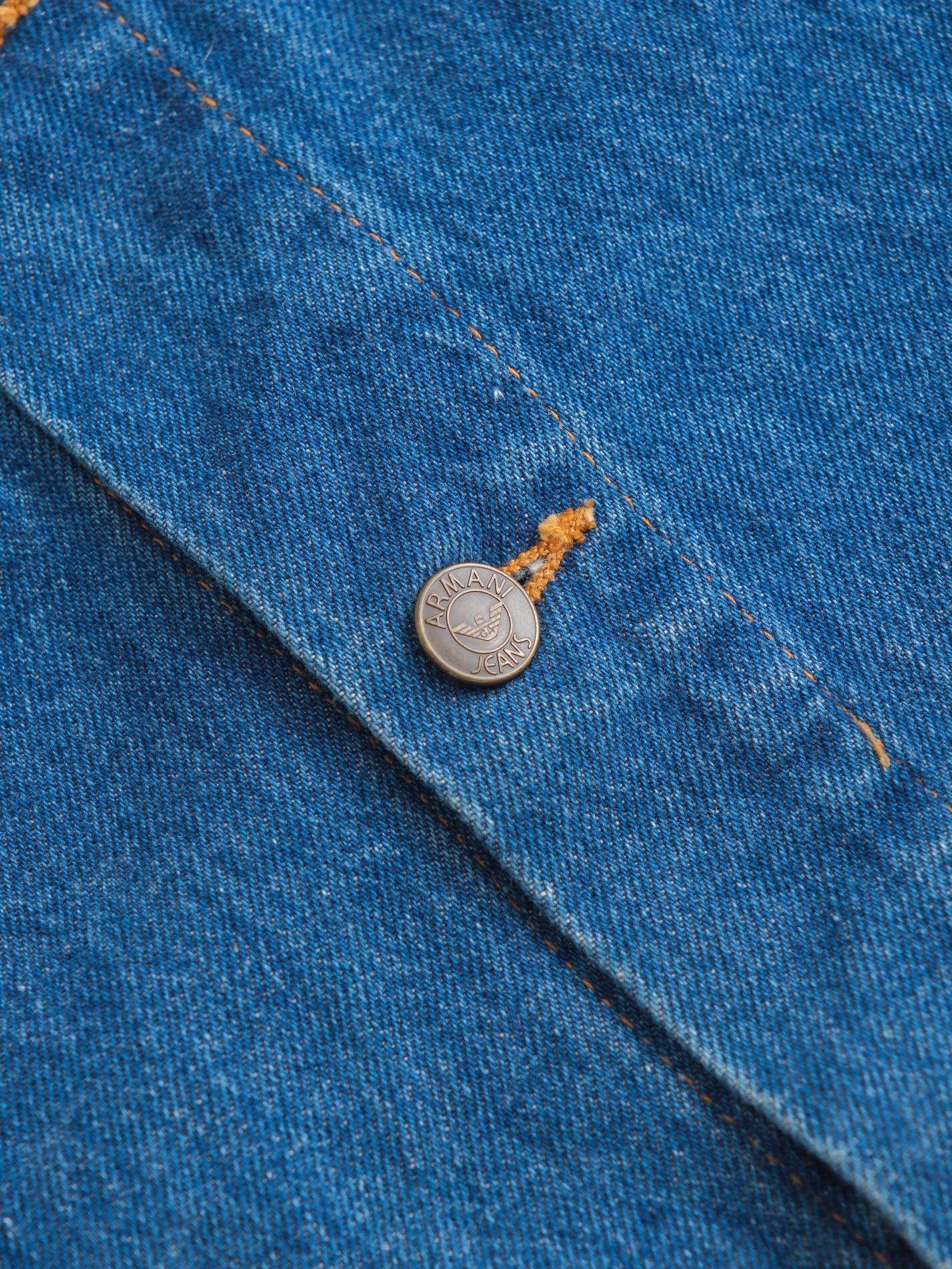 1990s ARMANI DENIM JEANS JACKET