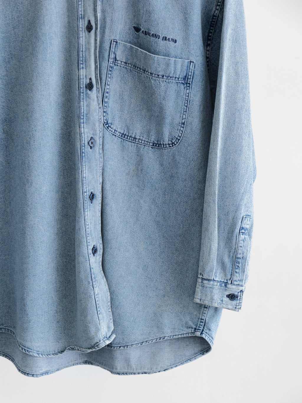 1990s ARMANI DENIM JEANS LS SHIRT