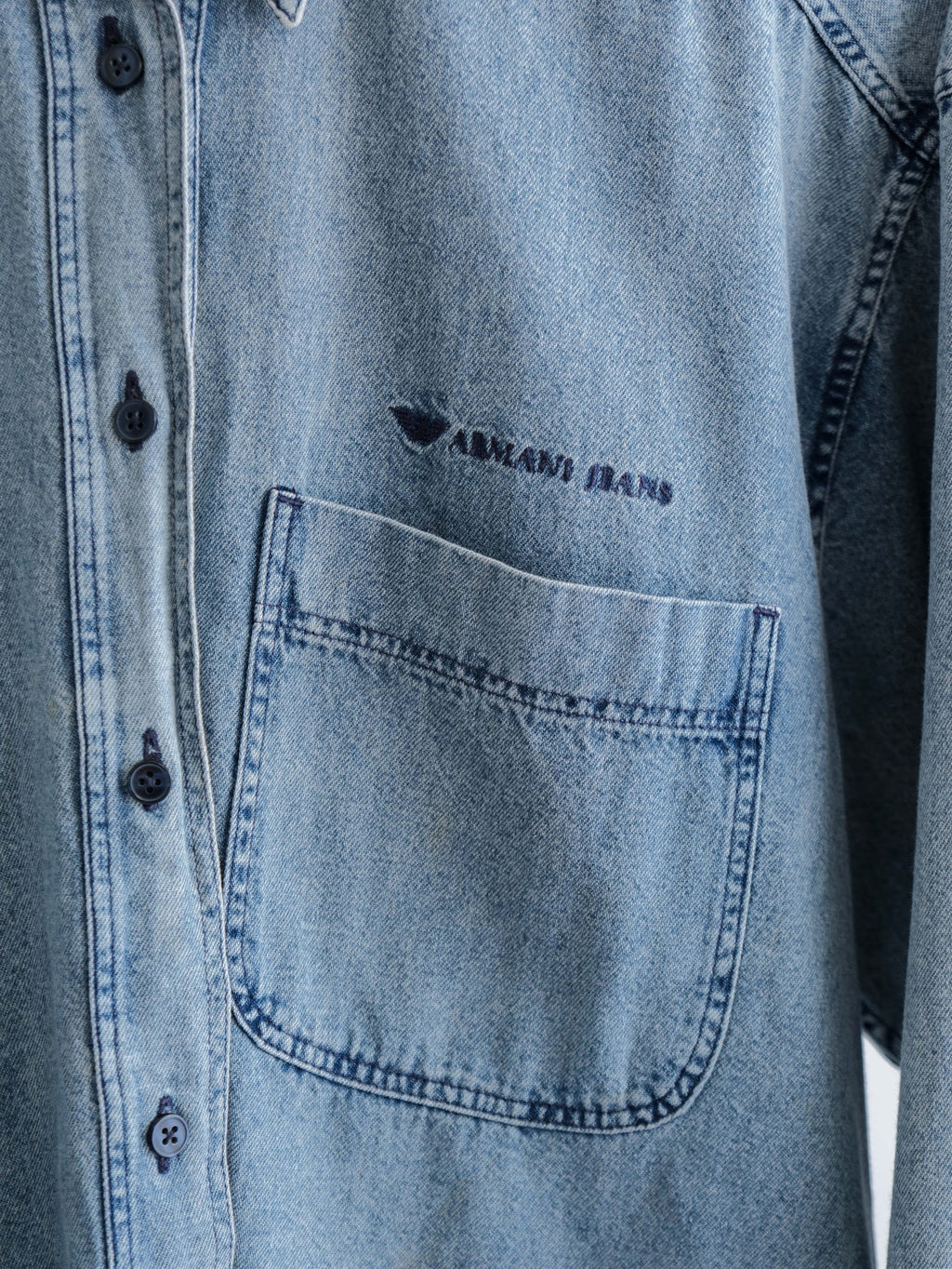 1990s ARMANI DENIM JEANS LS SHIRT