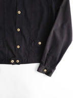 1990s "ARMANI JEANS" NAVY WORK JACKET