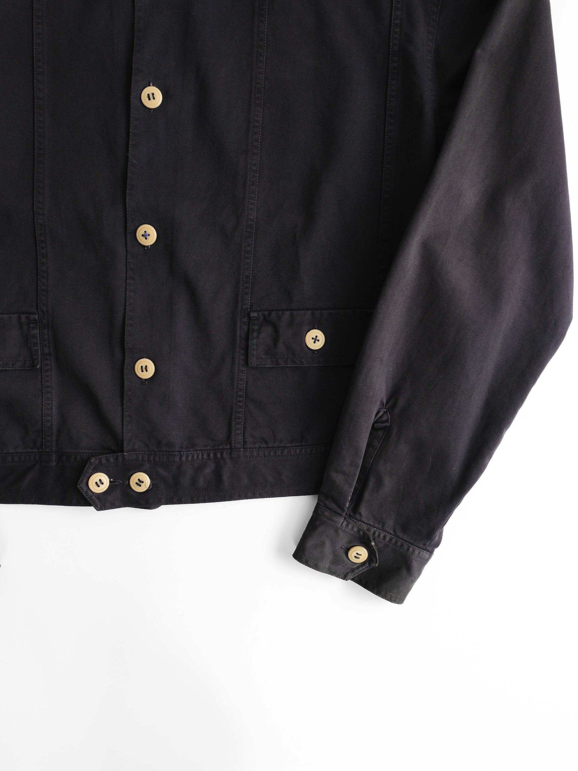 1990s "ARMANI JEANS" NAVY WORK JACKET