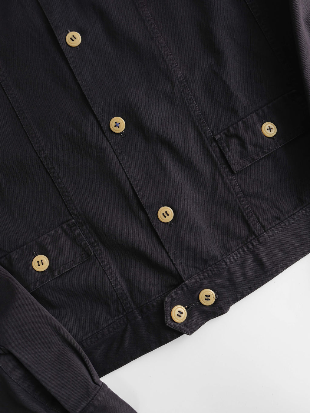 1990s "ARMANI JEANS" NAVY WORK JACKET