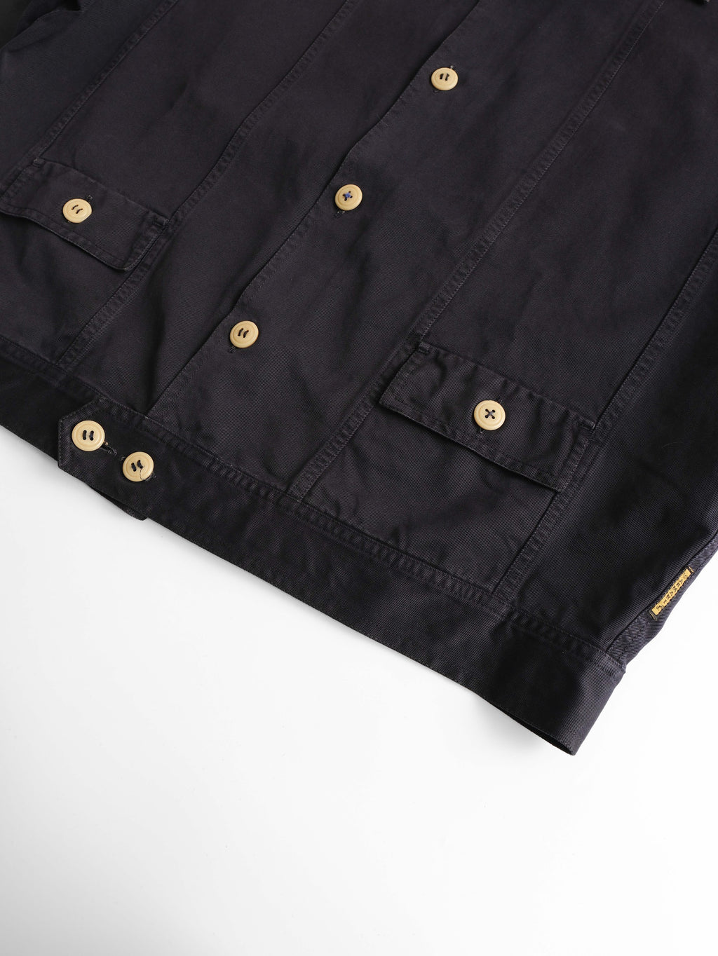 1990s "ARMANI JEANS" NAVY WORK JACKET