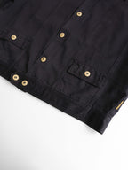 1990s "ARMANI JEANS" NAVY WORK JACKET