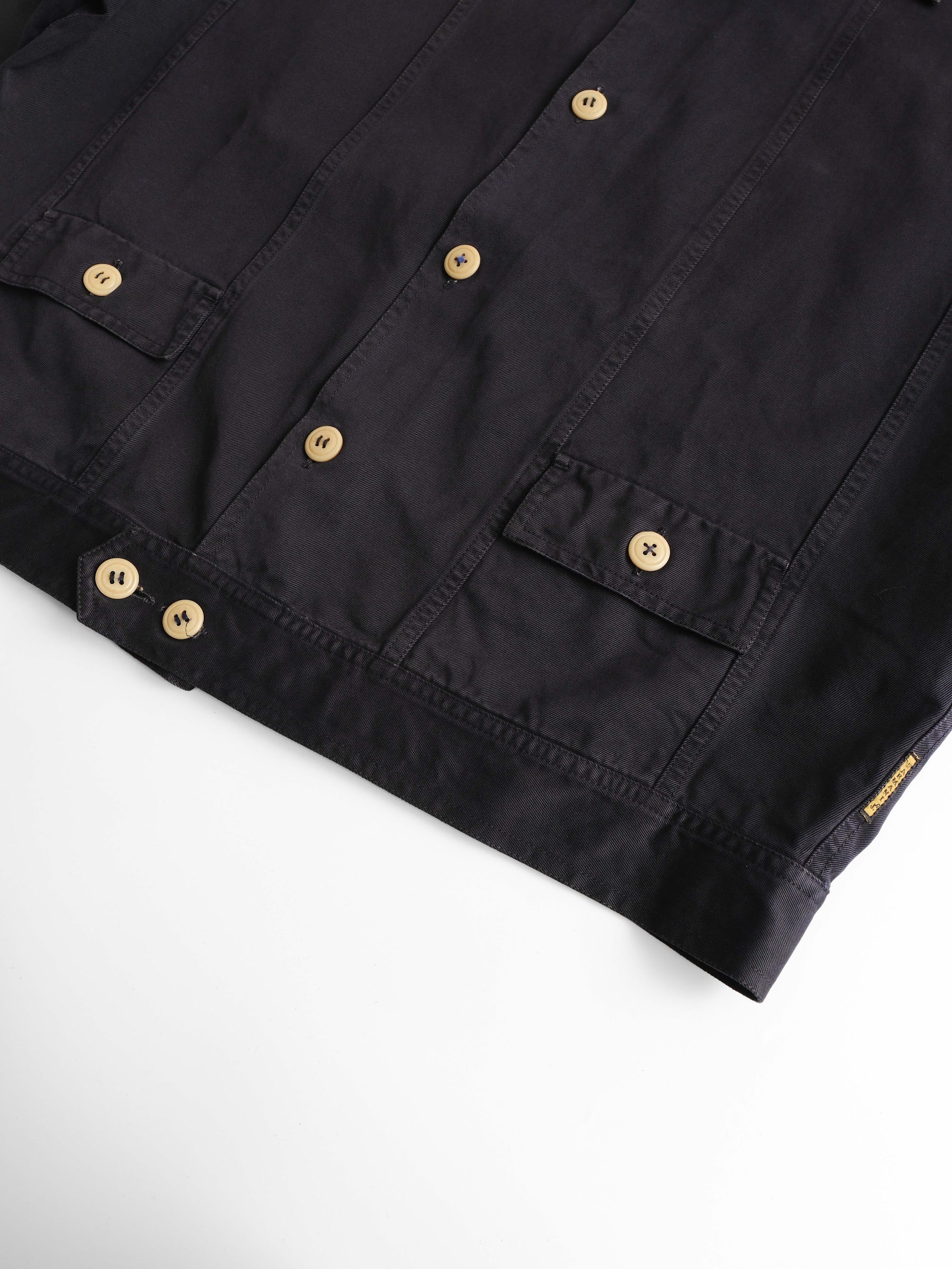1990s "ARMANI JEANS" NAVY WORK JACKET