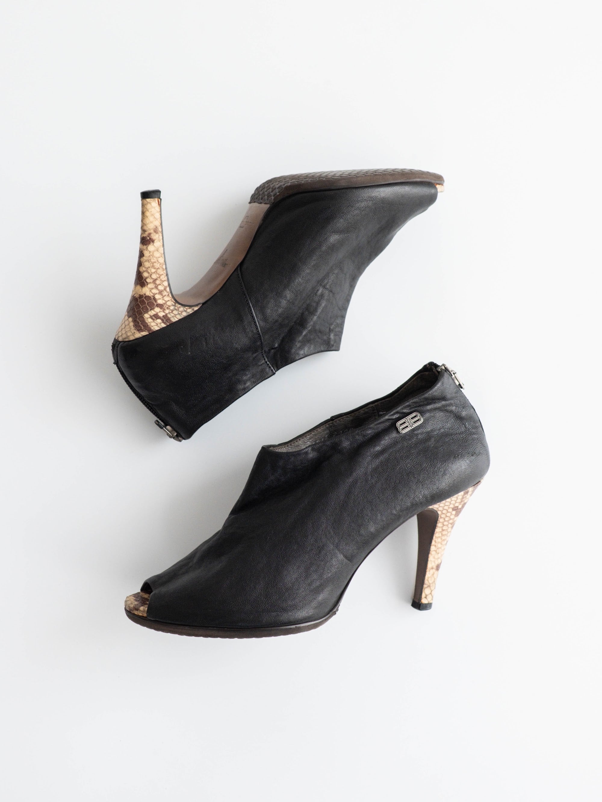 1990s BALENCIAGA BLACK HEELS
