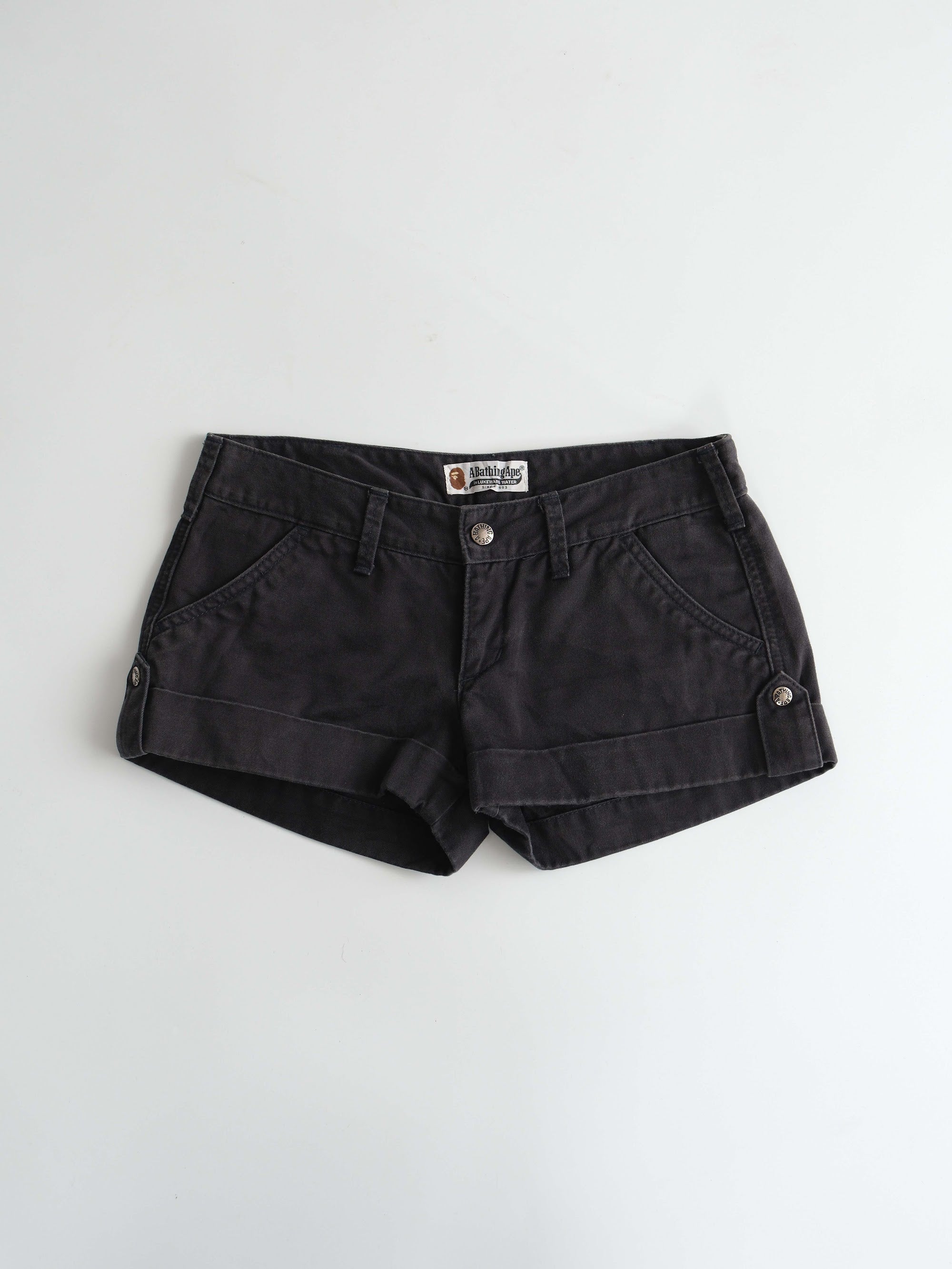 1990s BAPE BLACK WOMAN SHORTS