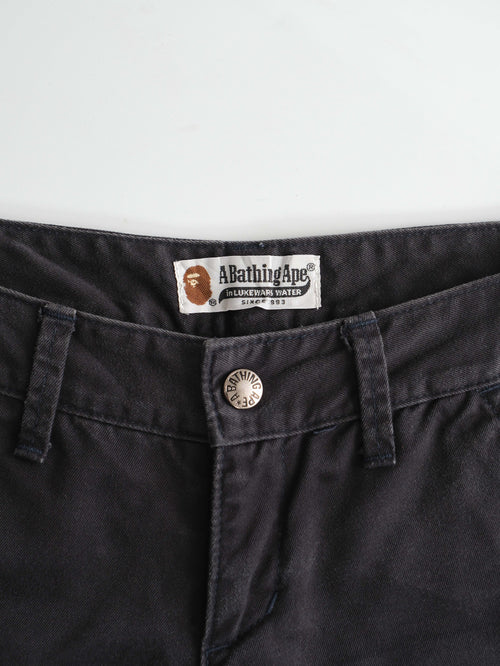 1990s BAPE BLACK WOMAN SHORTS