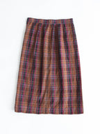 1990s BURBERRY PLAID / TARTAN MULTI SKIRT