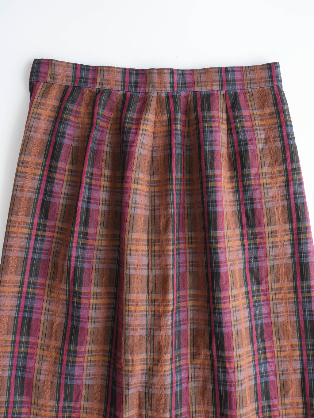 1990s BURBERRY PLAID / TARTAN MULTI SKIRT