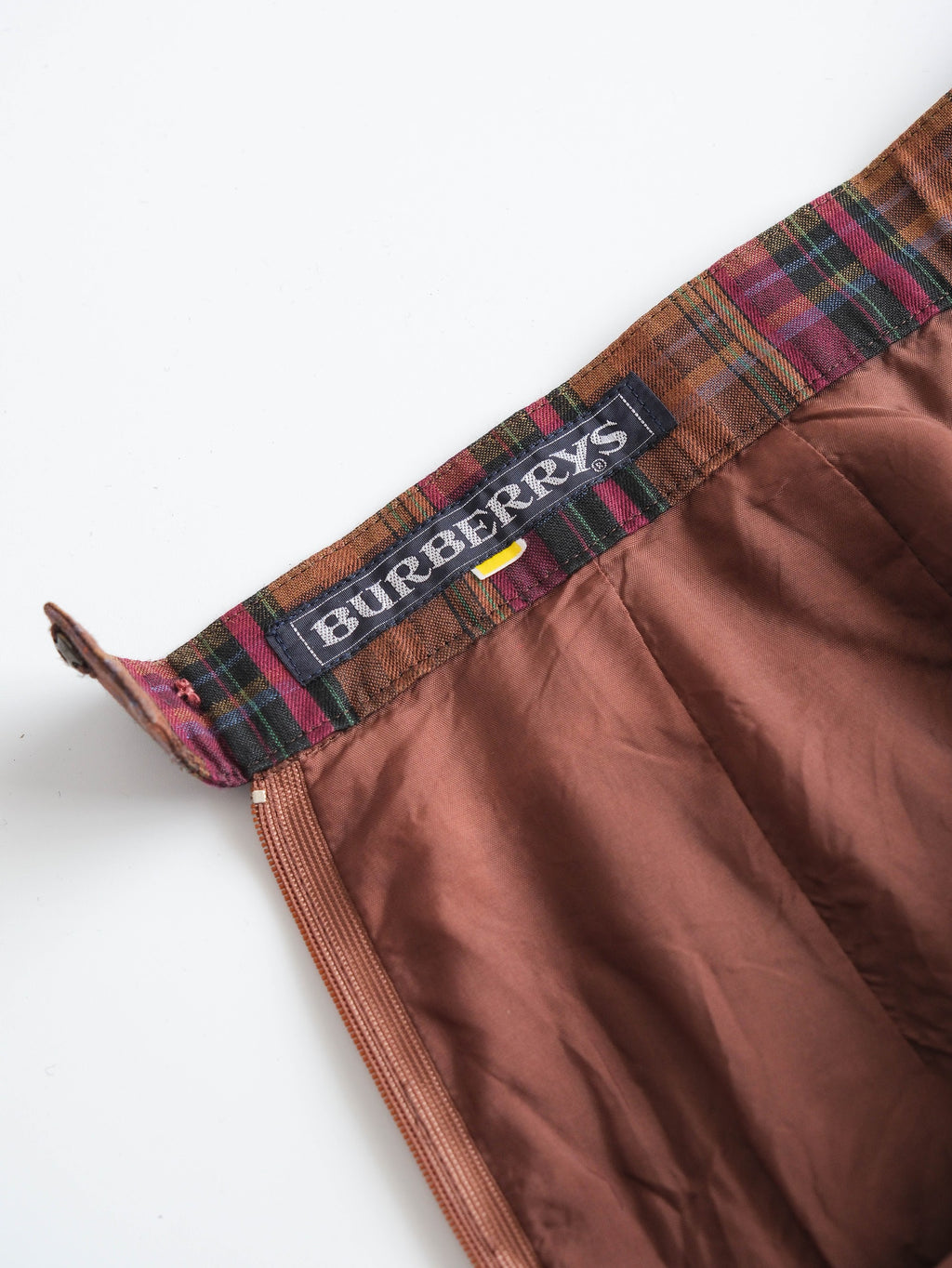 1990s BURBERRY PLAID / TARTAN MULTI SKIRT