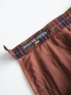 1990s BURBERRY PLAID / TARTAN MULTI SKIRT