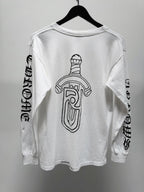 1990s CHROME HEARTS WHITE X UNITED ARROW LS T-SHIRT