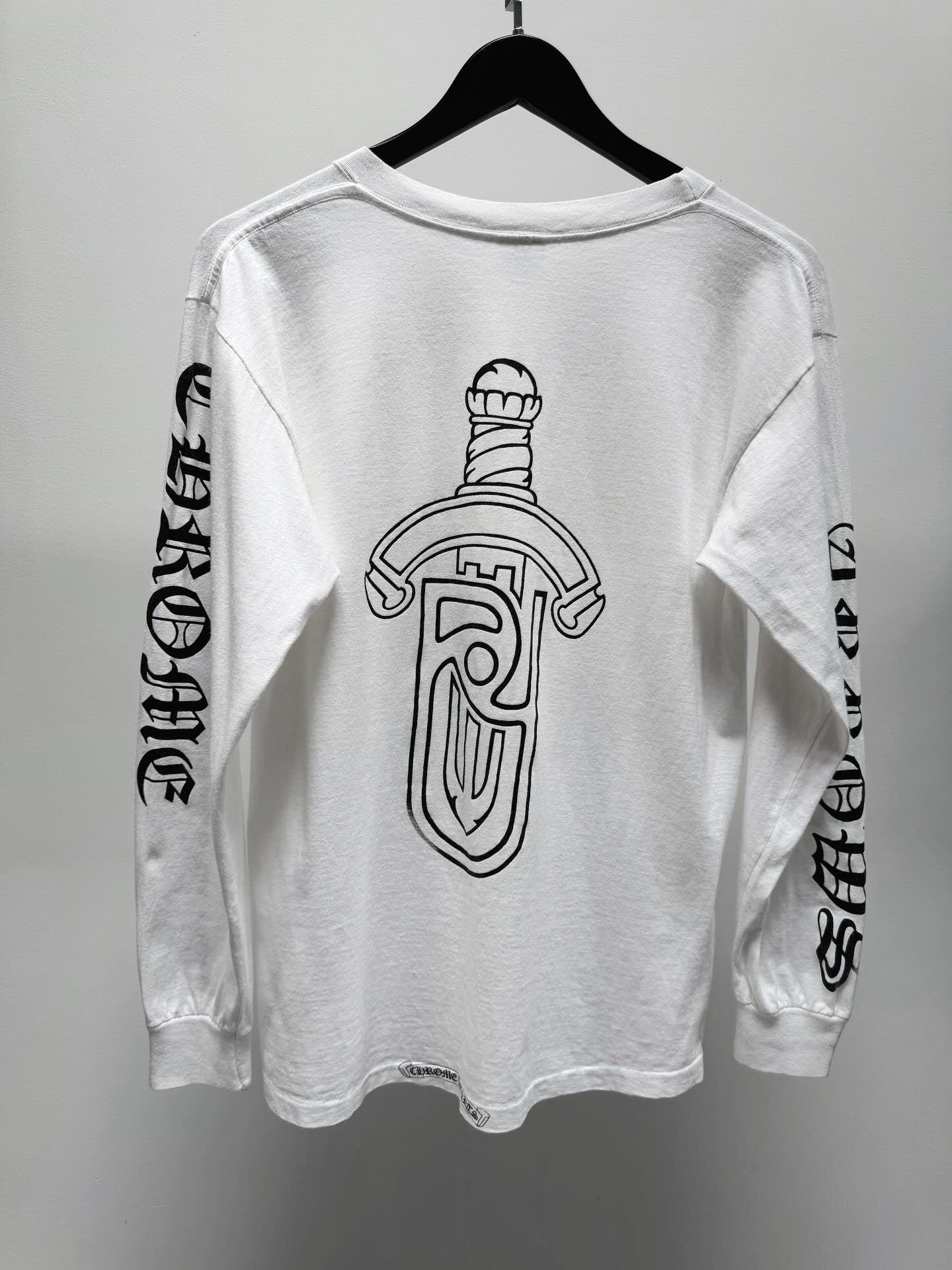 1990s CHROME HEARTS WHITE X UNITED ARROW LS T-SHIRT
