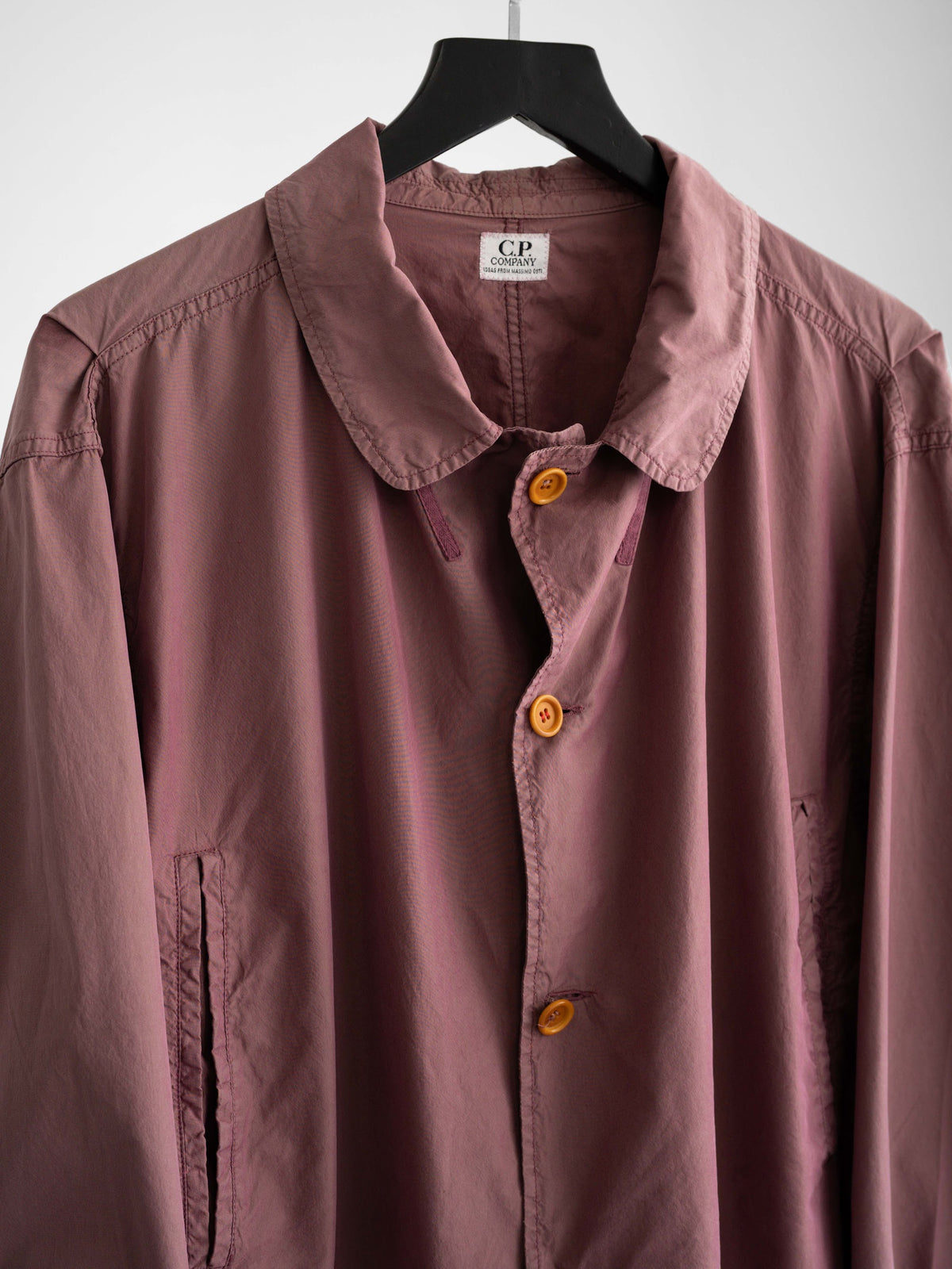 1990s CP COMPANY BURGUNDY BY MASSIMO OSTI JACKET