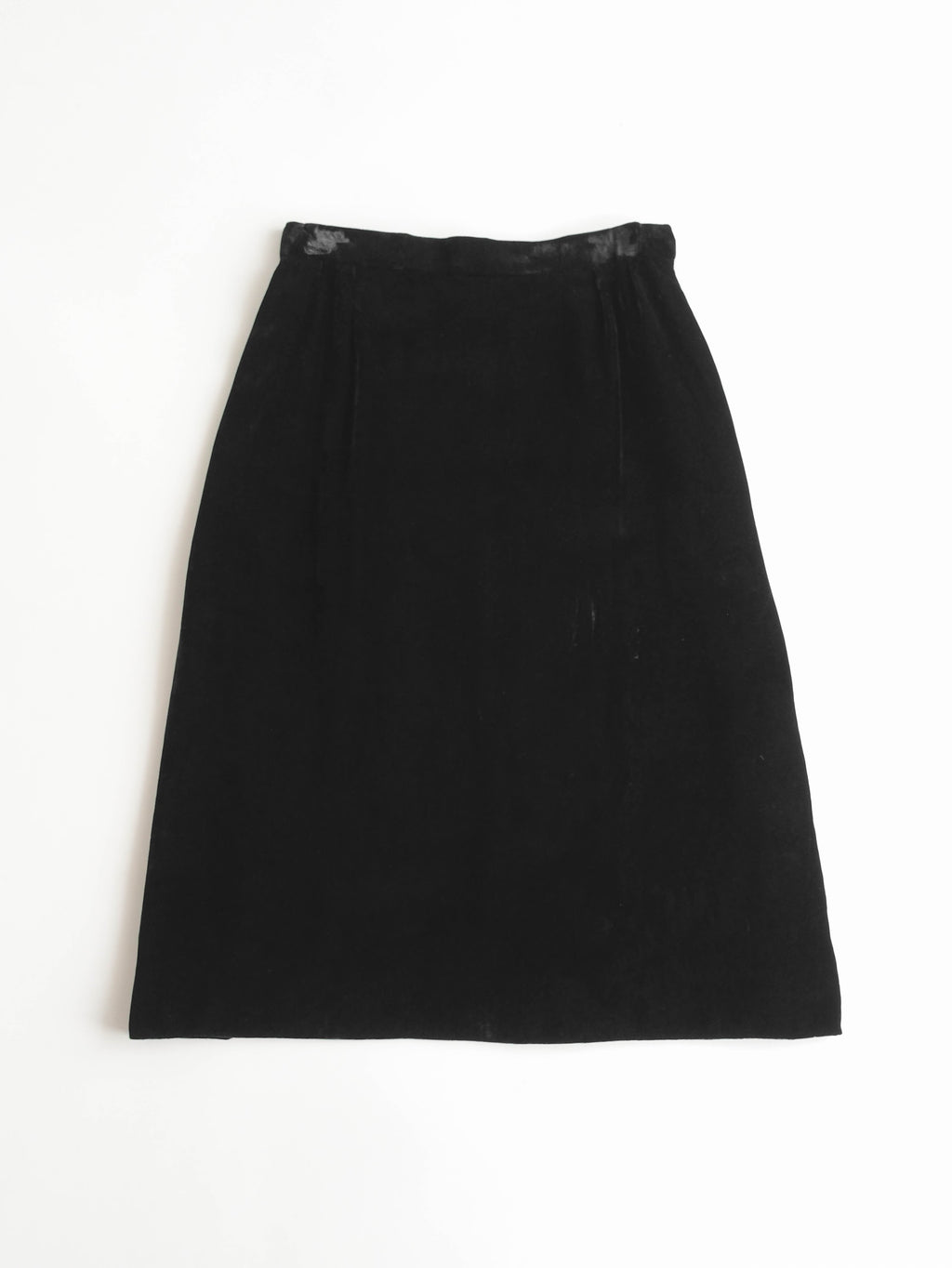 1990s DIOR BLACK VELVET SKIRT