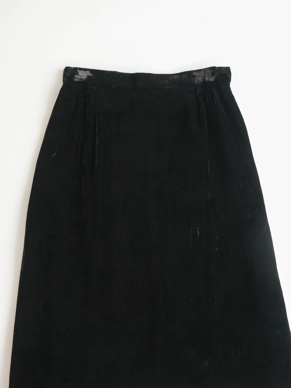1990s DIOR BLACK VELVET SKIRT