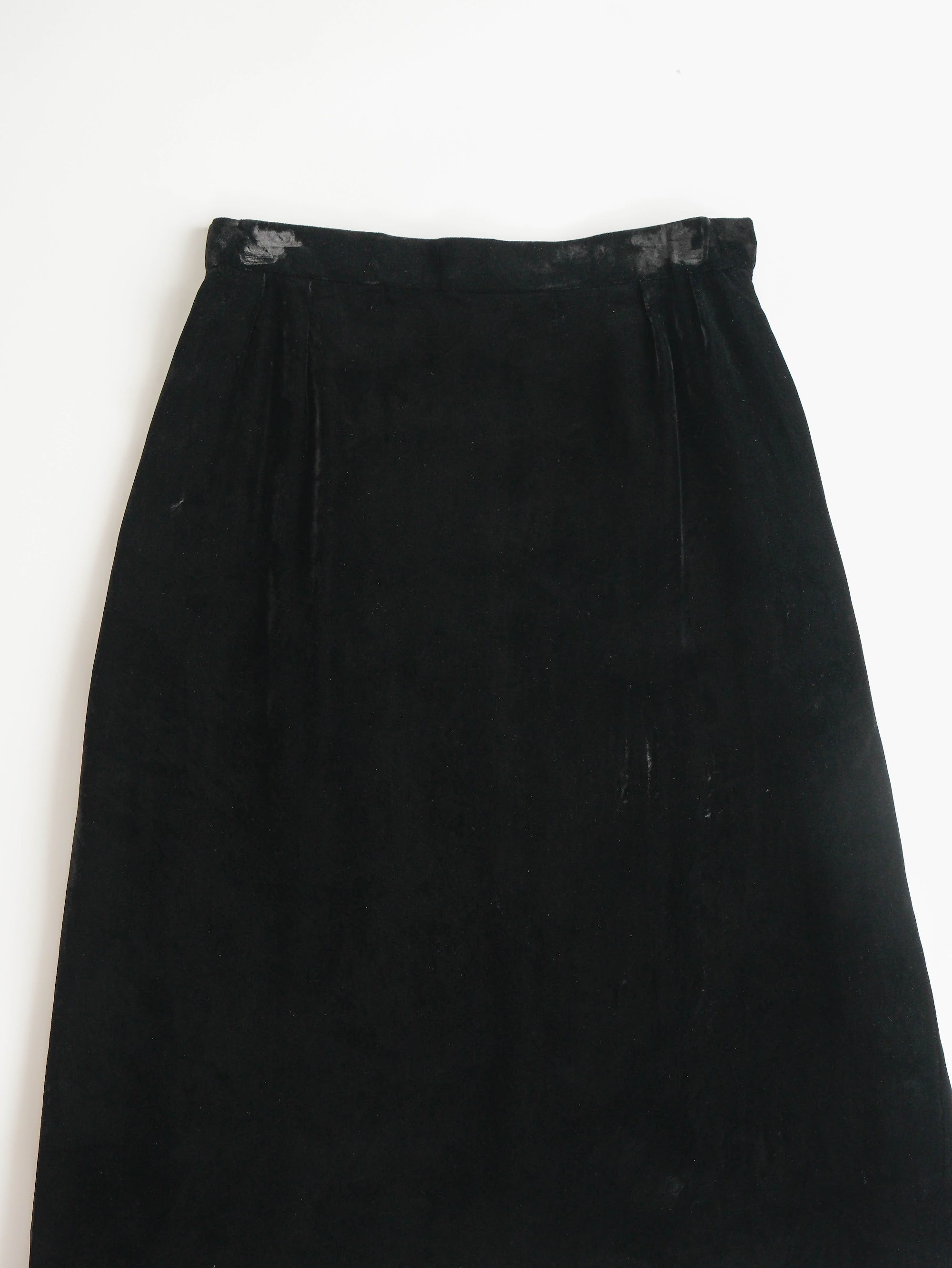 1990s DIOR BLACK VELVET SKIRT