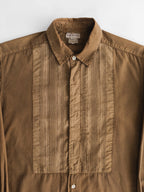 1990s DRIES VAN NOTEN BROWN LS SHIRT