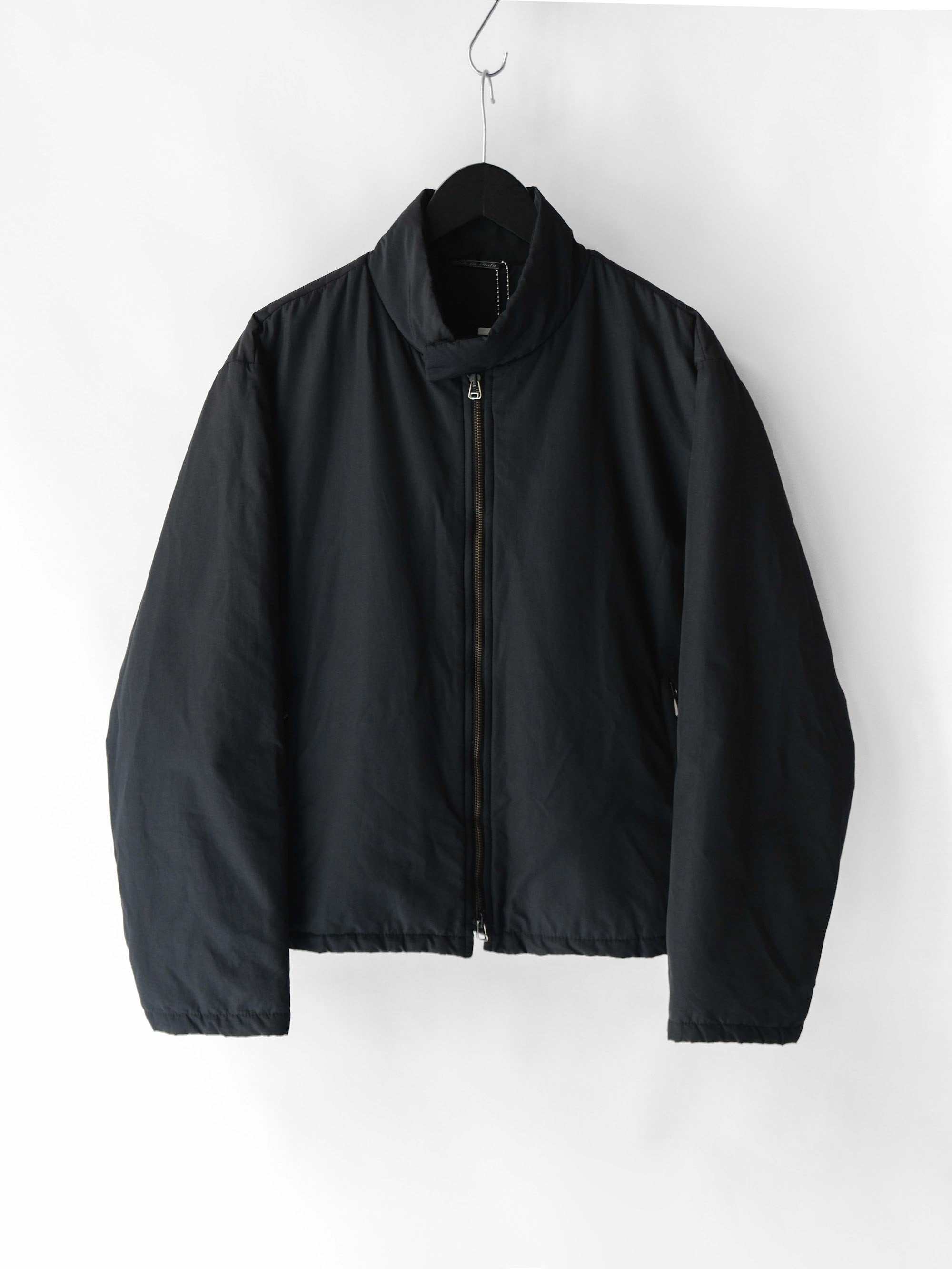 1990s FENDI BLACK MADE IN ITALY BOMBER JACKET