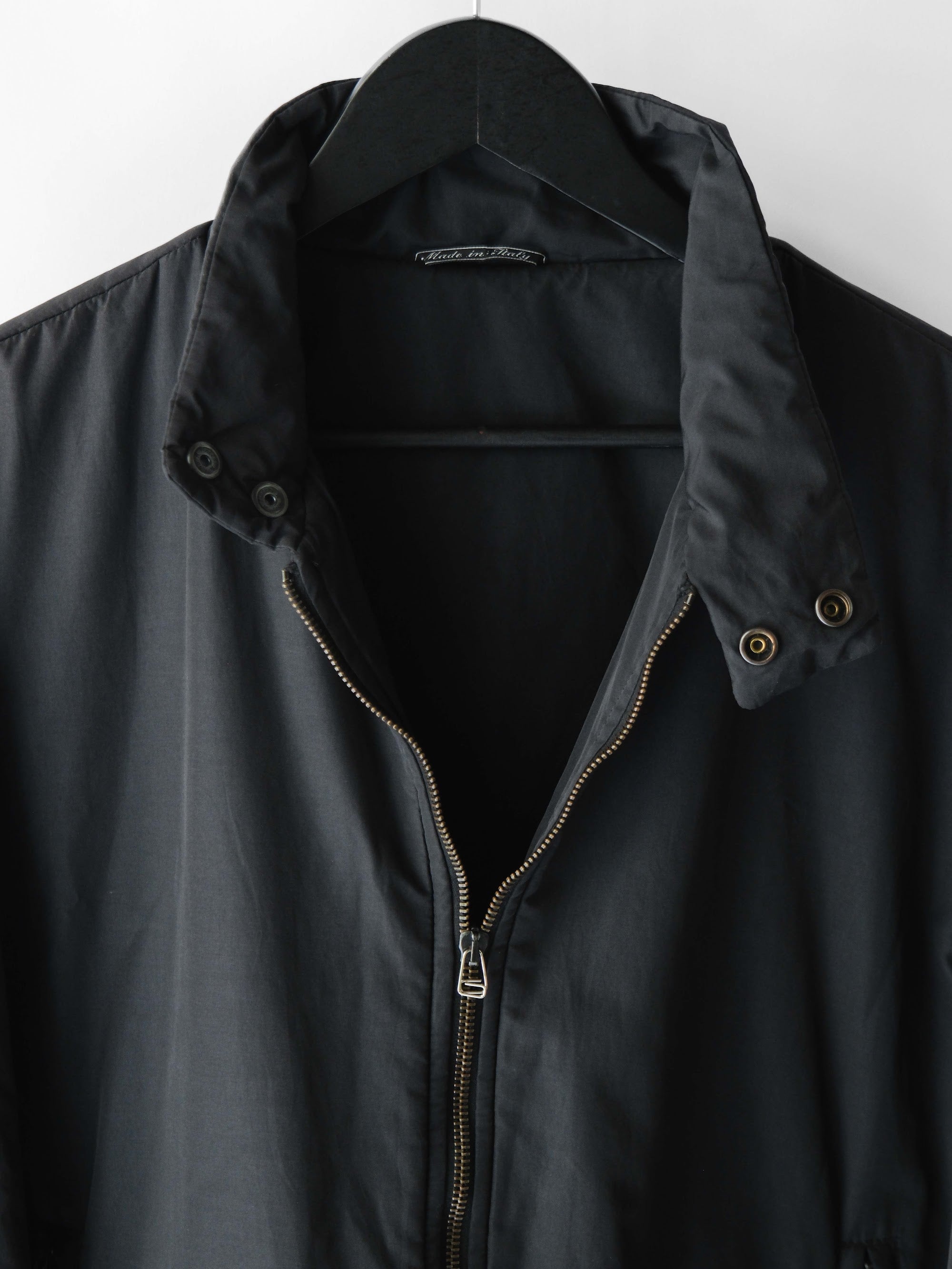 1990s FENDI BLACK MADE IN ITALY BOMBER JACKET