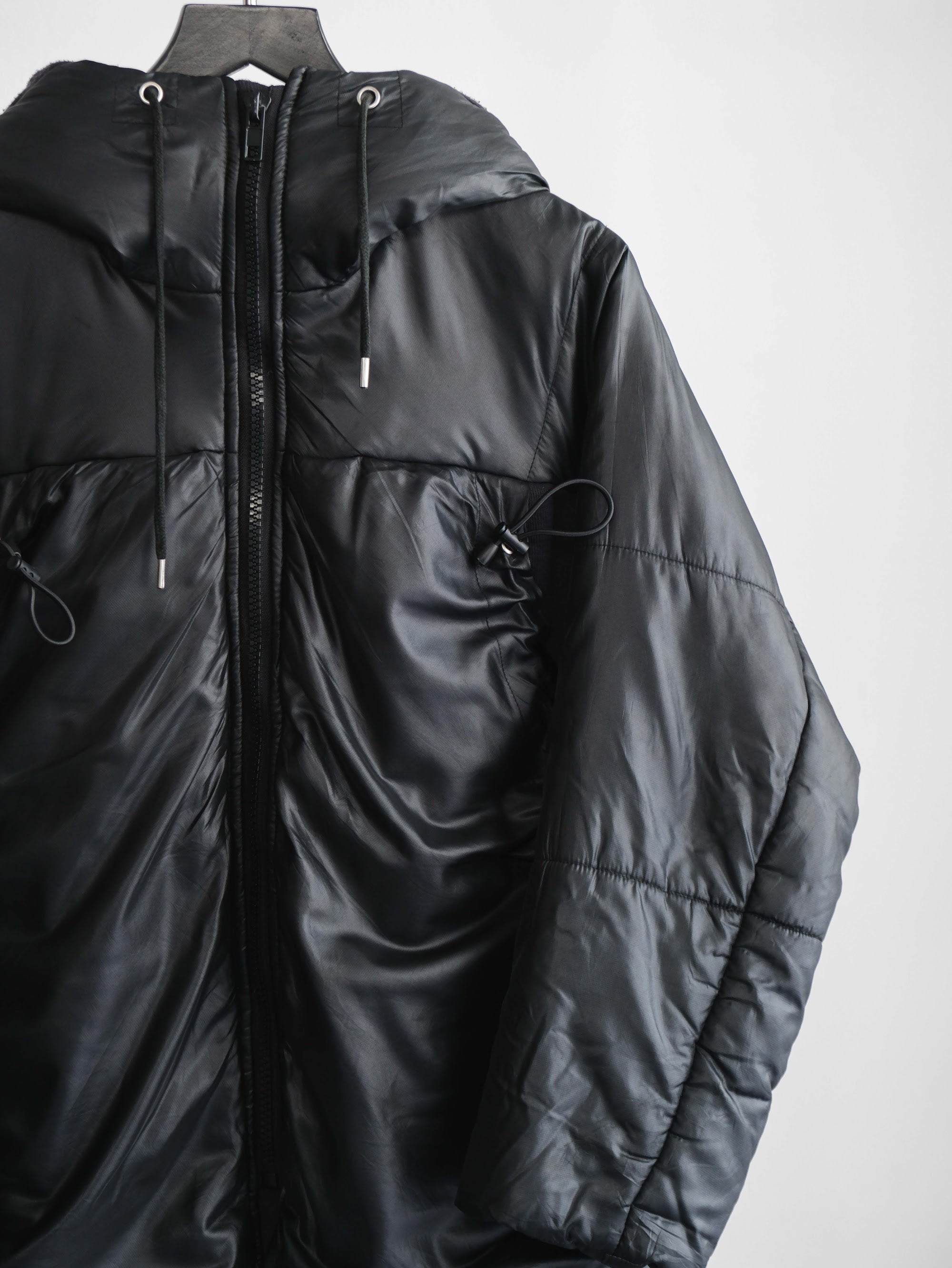 1990s FINAL HOME BLACK PUFFER JACKET