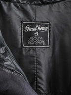 1990s FINAL HOME BLACK PUFFER JACKET