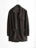 1990s GIORGIO ARMANI BROWN WOOL COAT