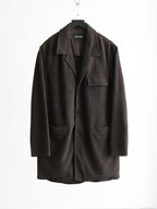 1990s GIORGIO ARMANI BROWN WOOL COAT