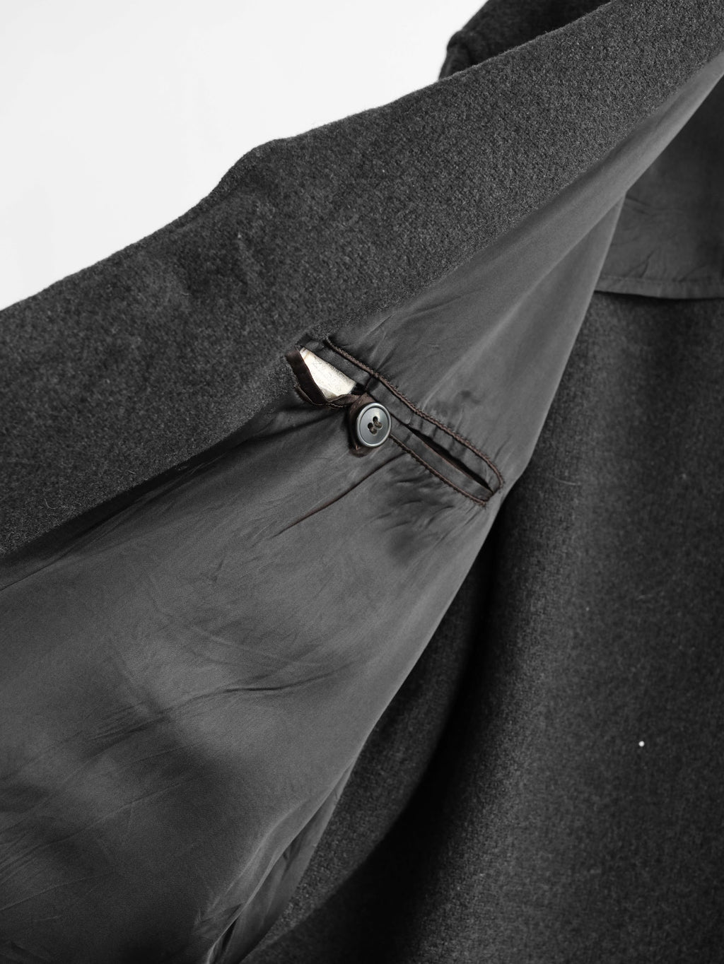 1990s GIORGIO ARMANI BROWN WOOL COAT