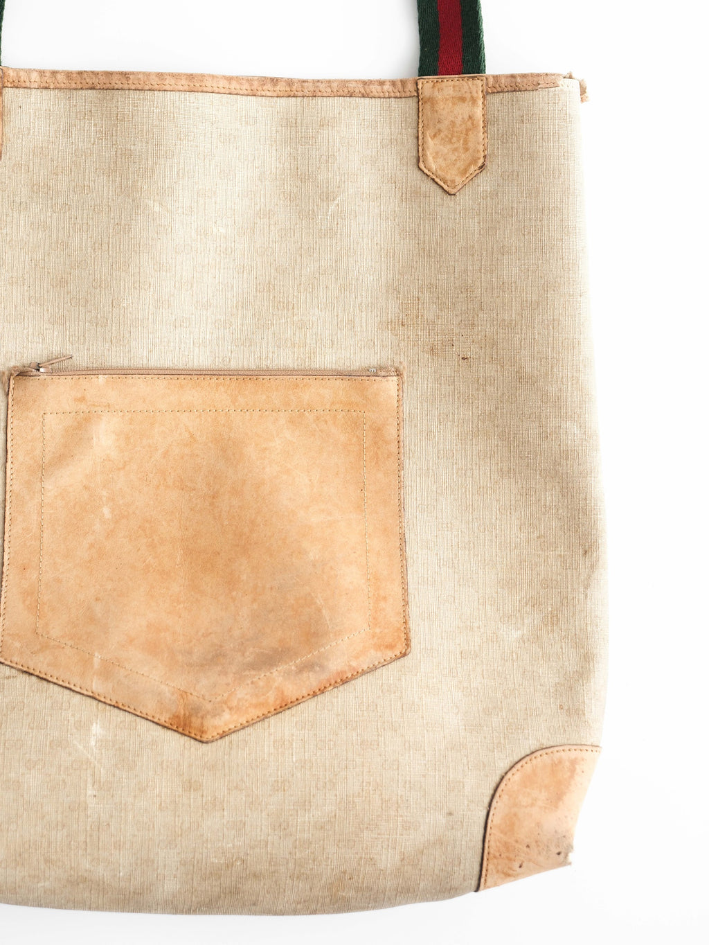 1990s GUCCI CREAM SHOULDER BAG