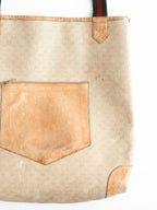 1990s GUCCI CREAM SHOULDER BAG