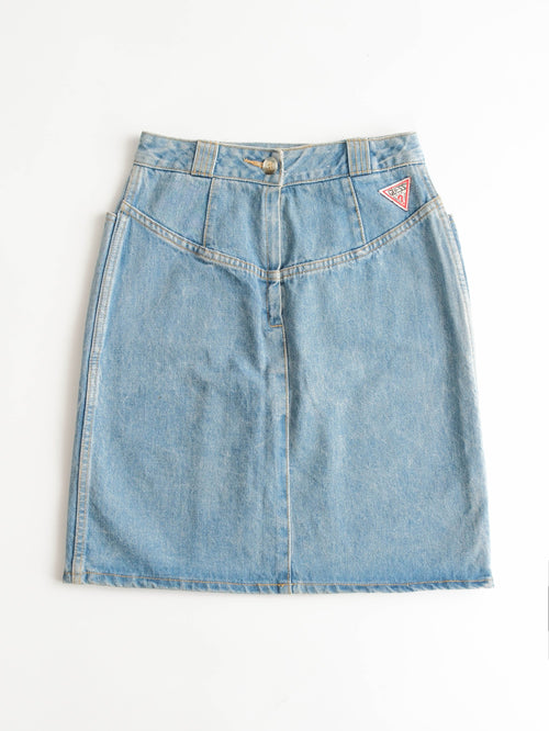 1990s GUESS DENIM GEORGES MARCIANO SKIRT