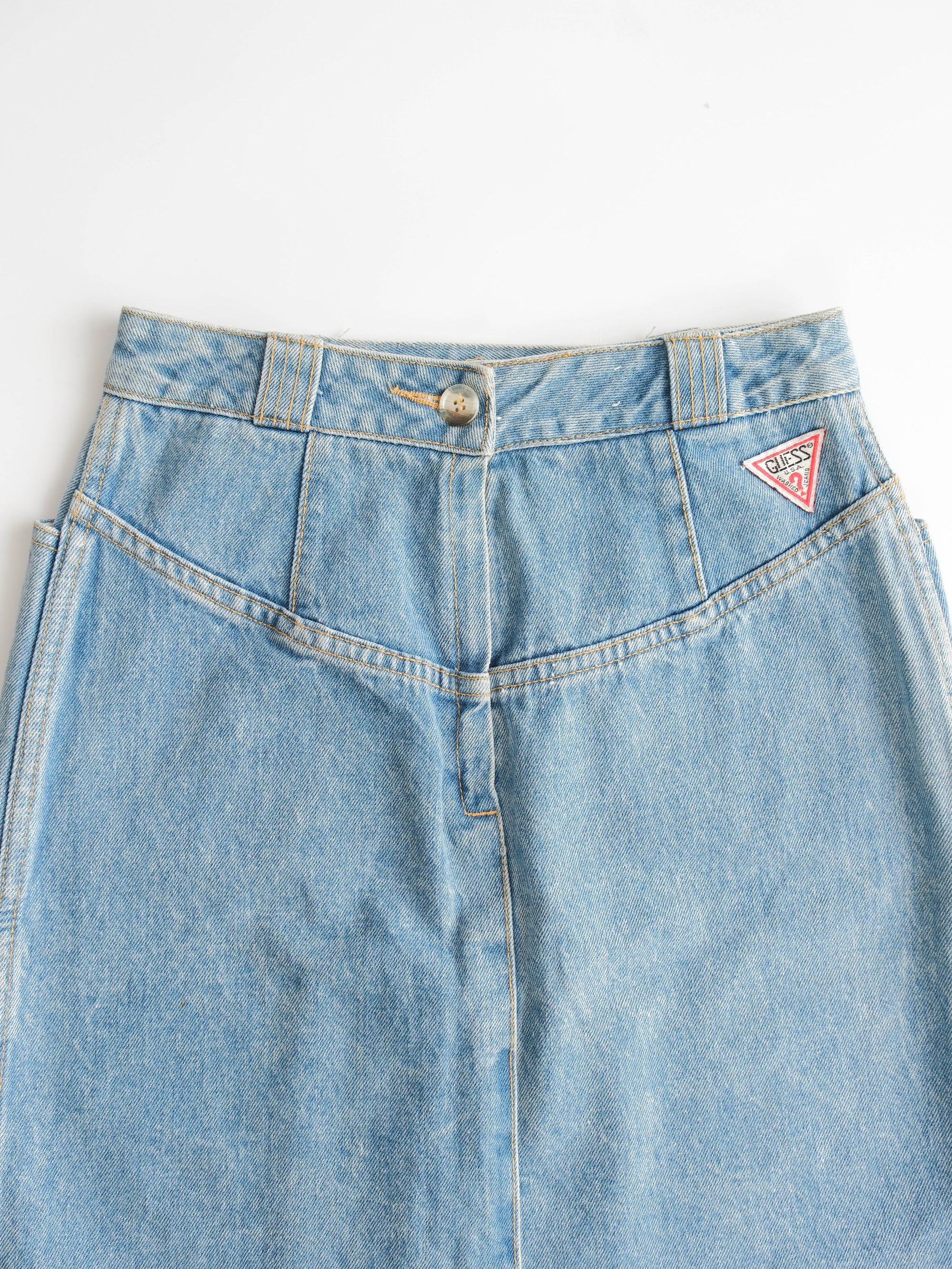 1990s GUESS DENIM GEORGES MARCIANO SKIRT