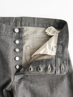 1990s HELMUT LANG GREY RUNWAY RAW DENIM JEANS