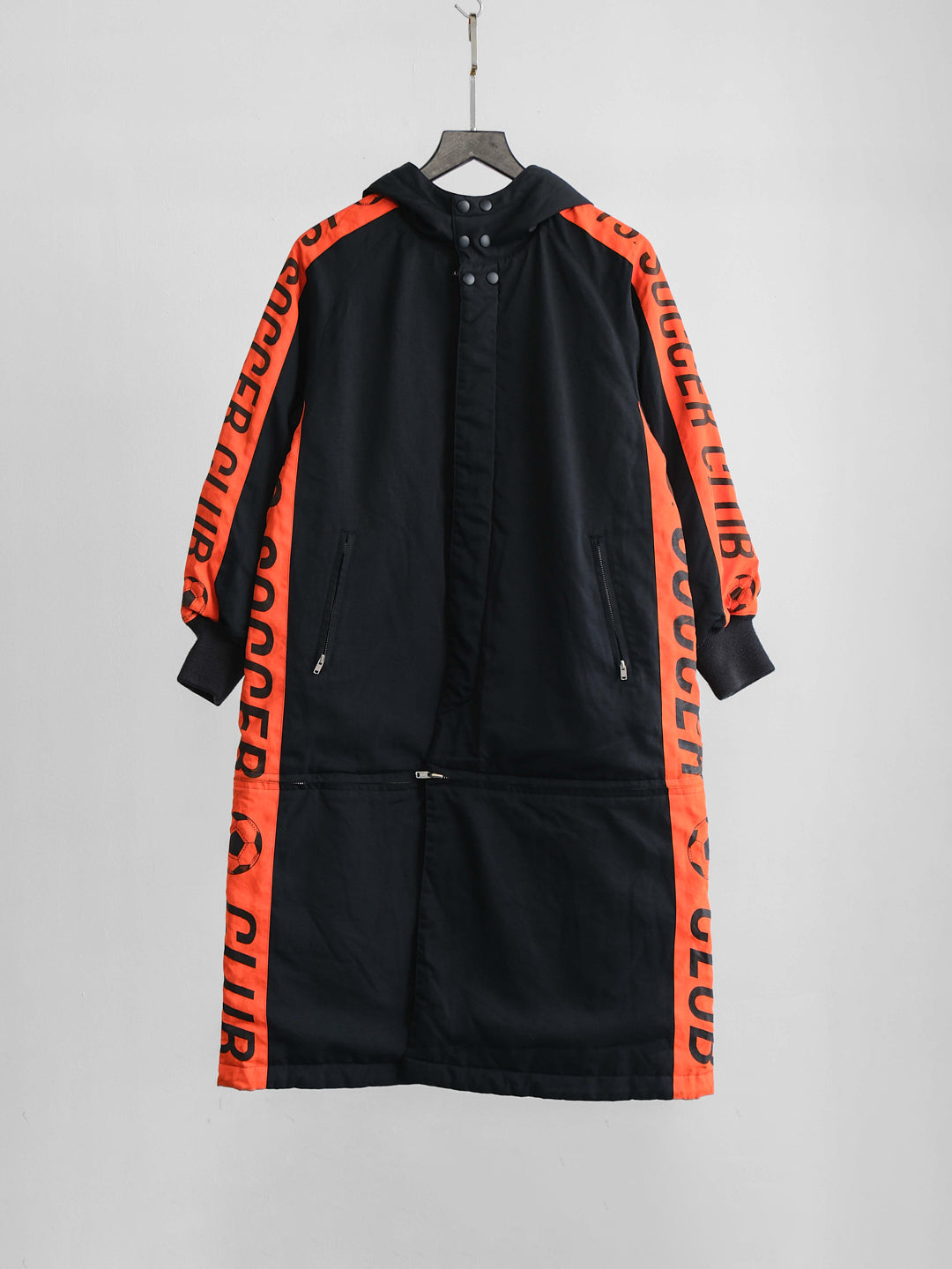 1990s ISSEY MIYAKE GEOMETRIC ORANGE SPORT REVERSIBLE  COAT