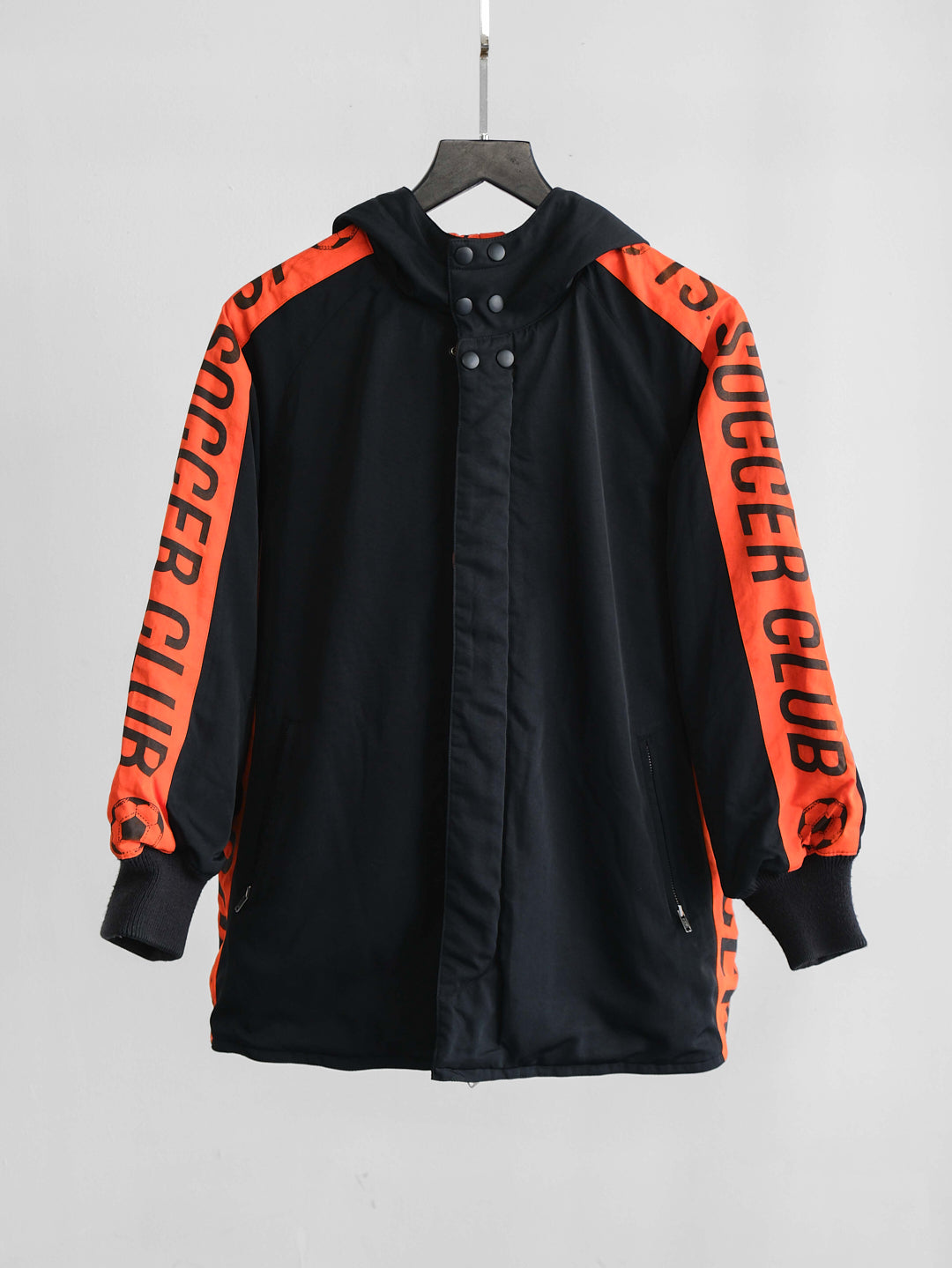 1990s ISSEY MIYAKE GEOMETRIC ORANGE SPORT REVERSIBLE  COAT