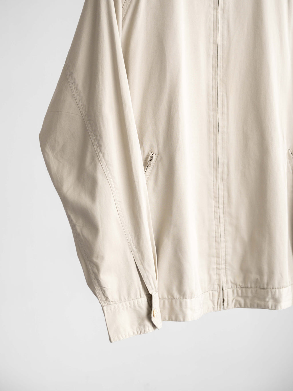 1990s KATHARINE HAMNETT BEIGE HARRINGTON JACKET