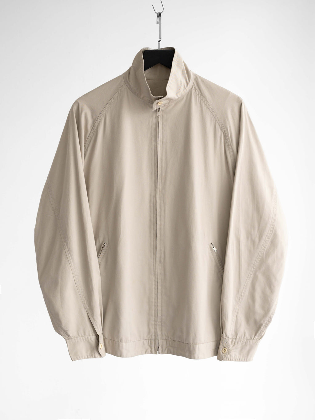 1990s KATHARINE HAMNETT BEIGE HARRINGTON JACKET