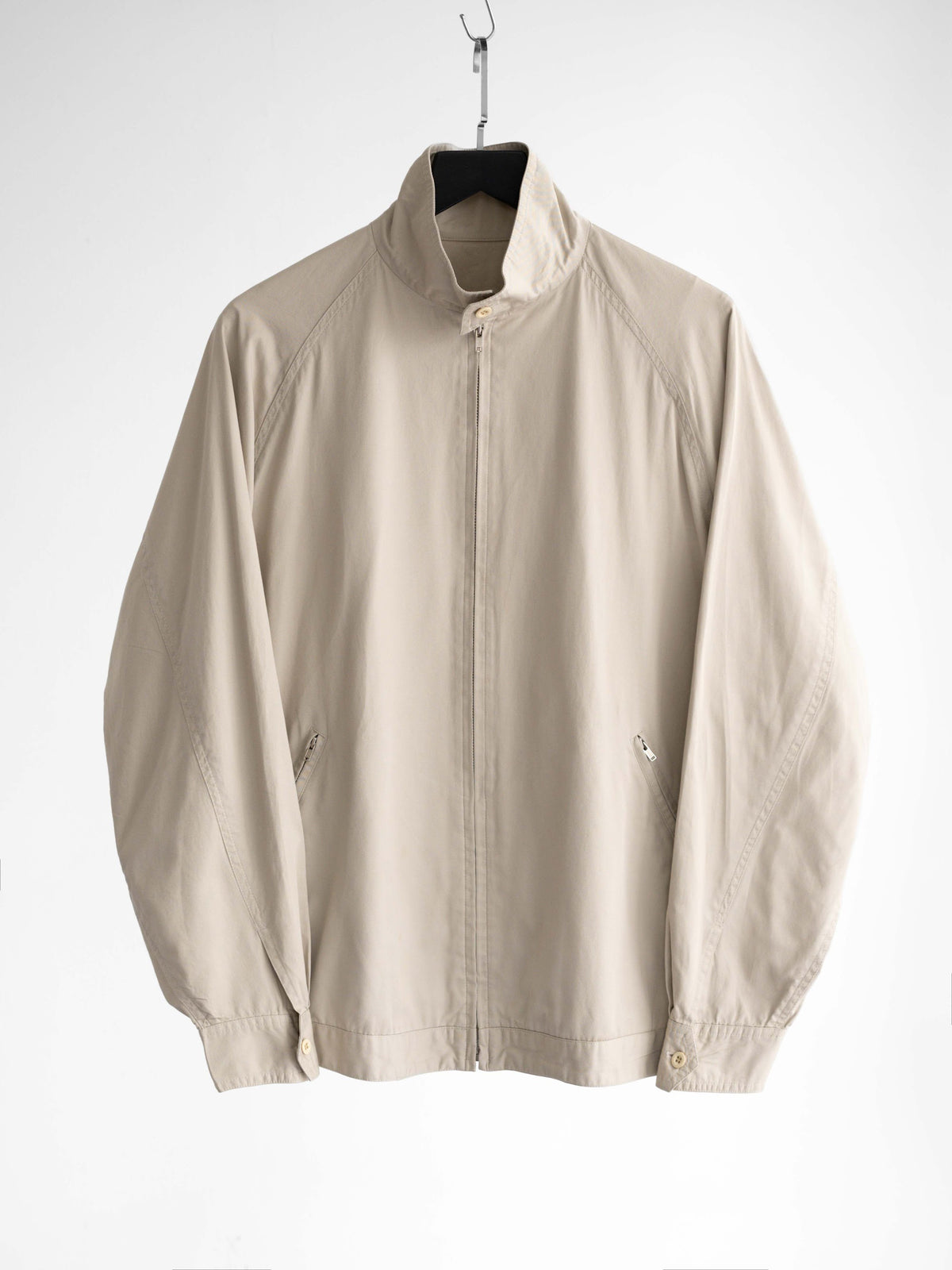 1990s KATHARINE HAMNETT BEIGE HARRINGTON JACKET