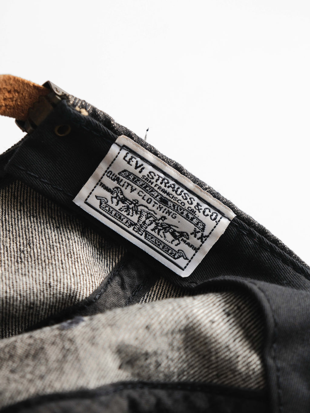 1990s LEVIS EMBROIDERED BLACK HAT