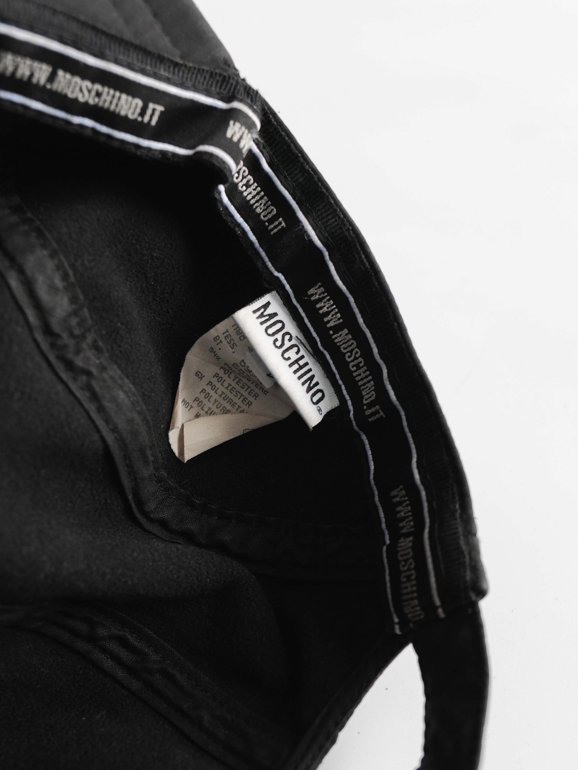1990s MOSCHINO BLACK HAT