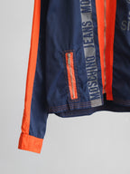 1990s MOSCHINO NAVY JEANS/ RACING JACKET