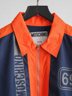 1990s MOSCHINO NAVY JEANS/ RACING JACKET