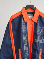 1990s MOSCHINO NAVY JEANS/ RACING JACKET