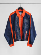 1990s MOSCHINO NAVY JEANS/ RACING JACKET