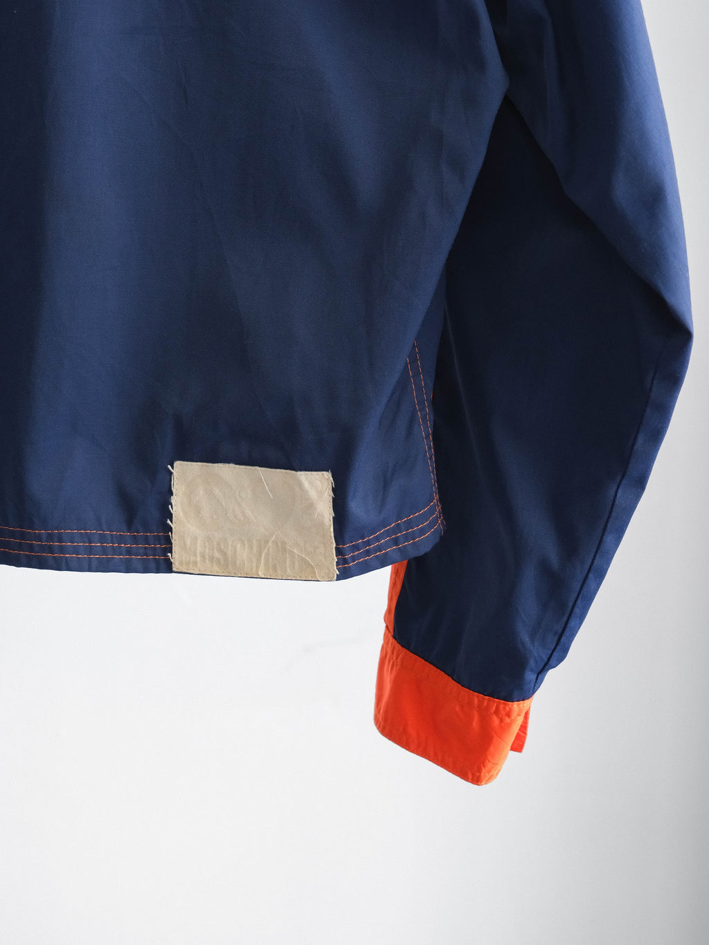 1990s MOSCHINO NAVY JEANS/ RACING JACKET