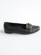 1990s PRADA BLACK FLATS SHOES SIZE 37,5