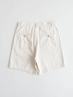 1990s RALPH LAUREN WHITE DOUBLE RL SHORTS